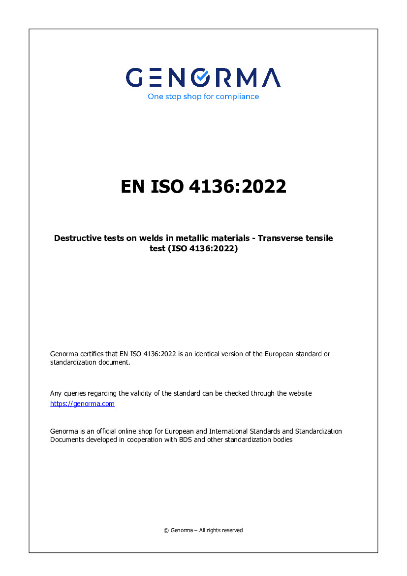 EN ISO 4136:2022