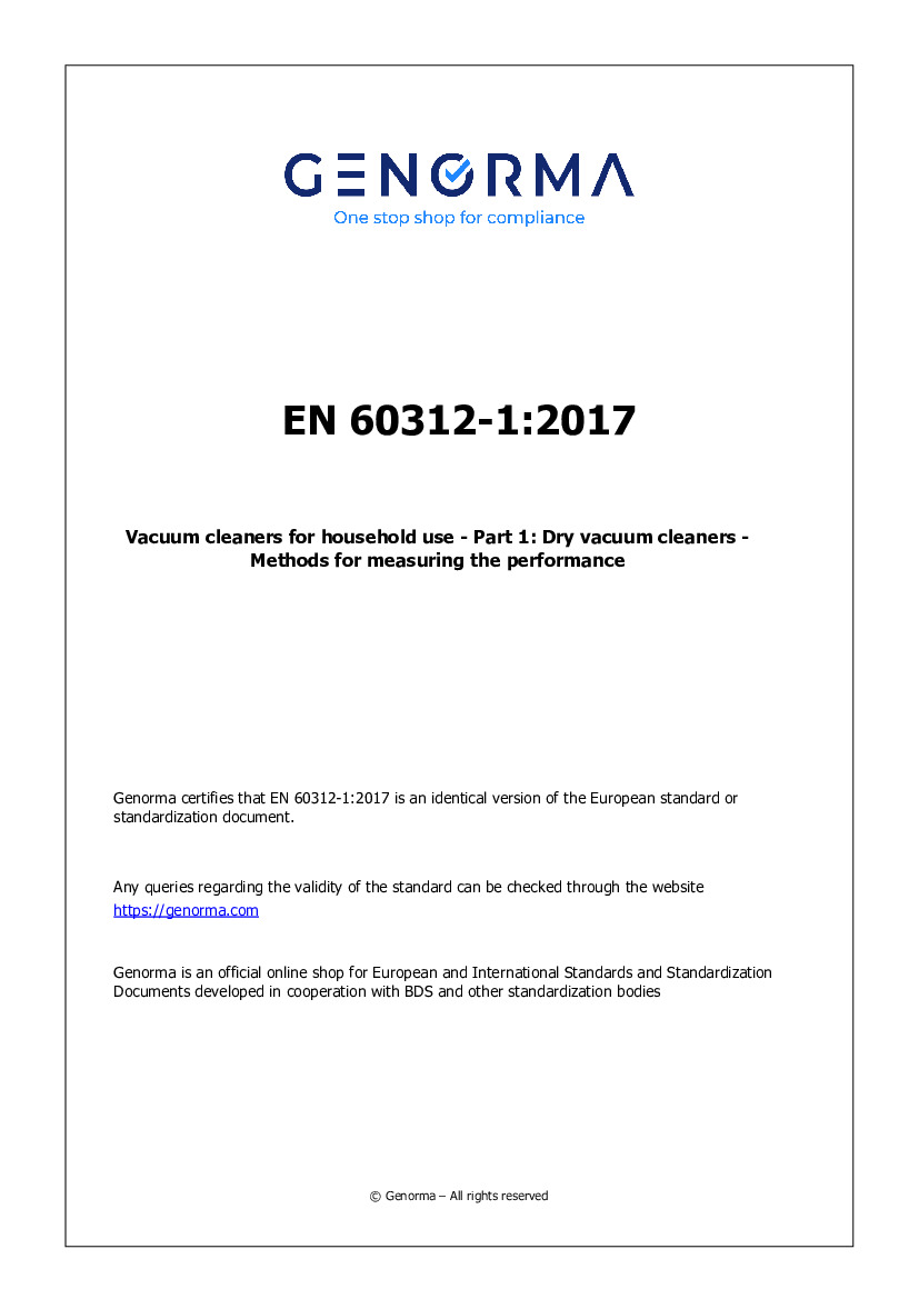 EN 60312-1:2017