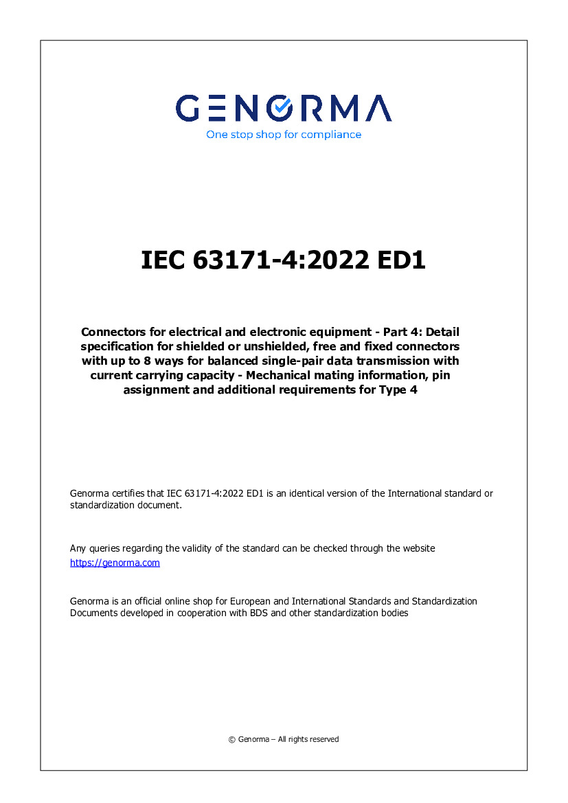 IEC 63171-4:2022 ED1