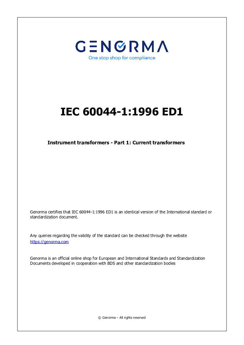 Iec 1 1996 Ed1