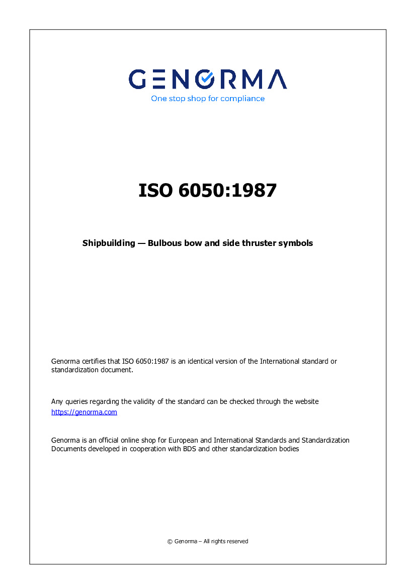 ISO 6050:1987