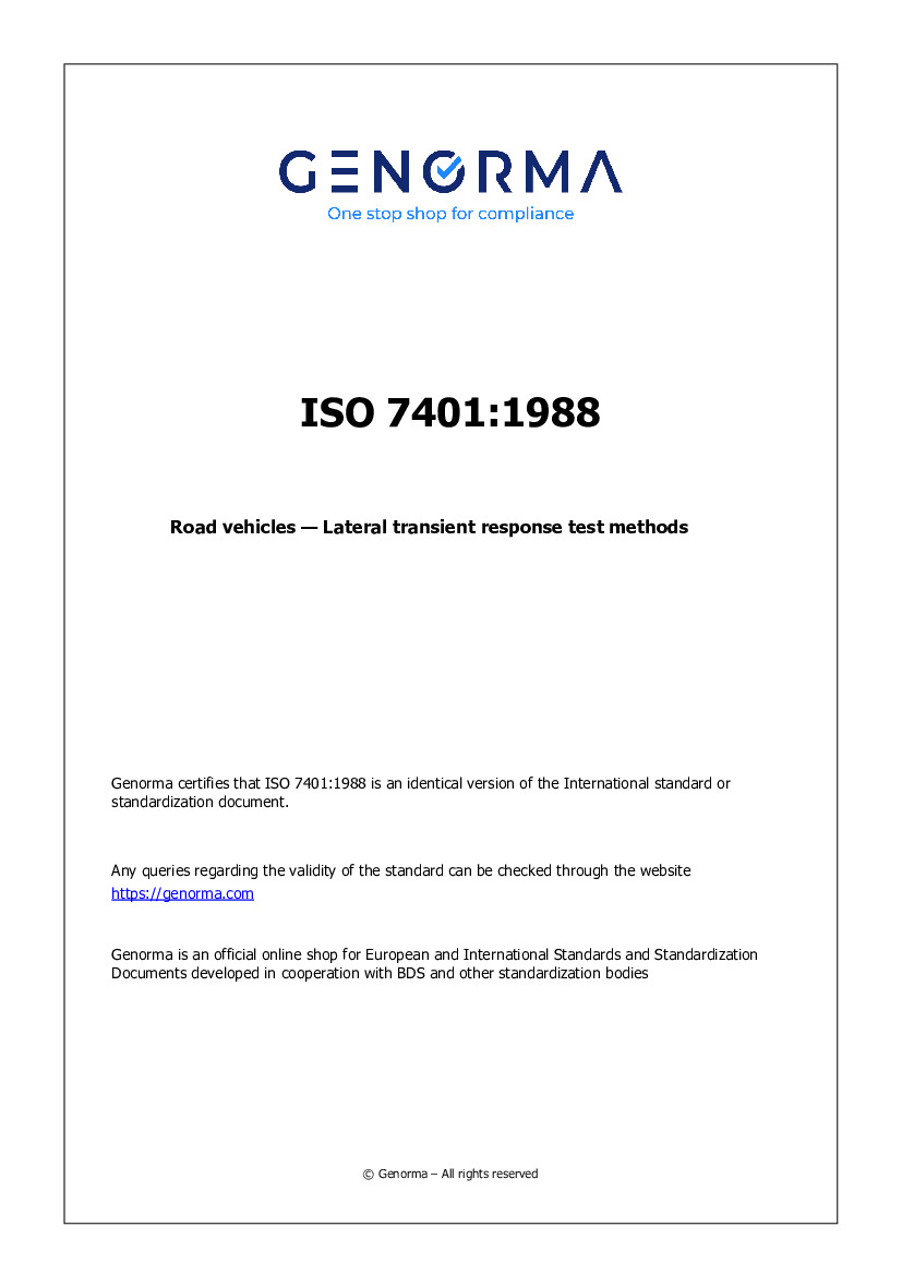 ISO 7401:1988