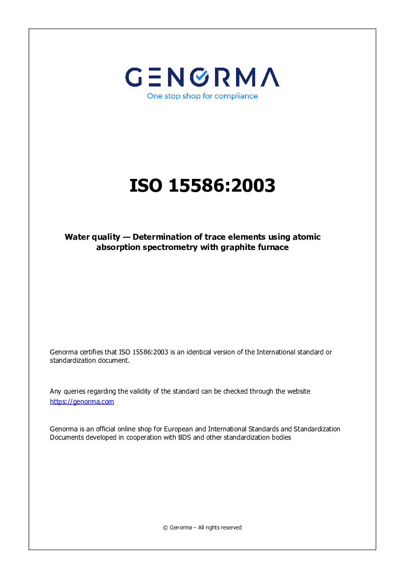ISO 15586:2003