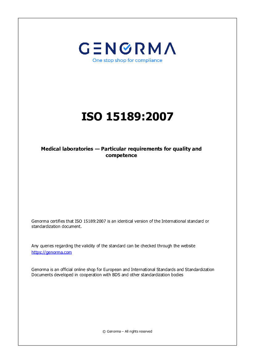 ISO 15189:2007