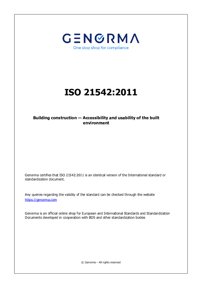 ISO 21542:2011