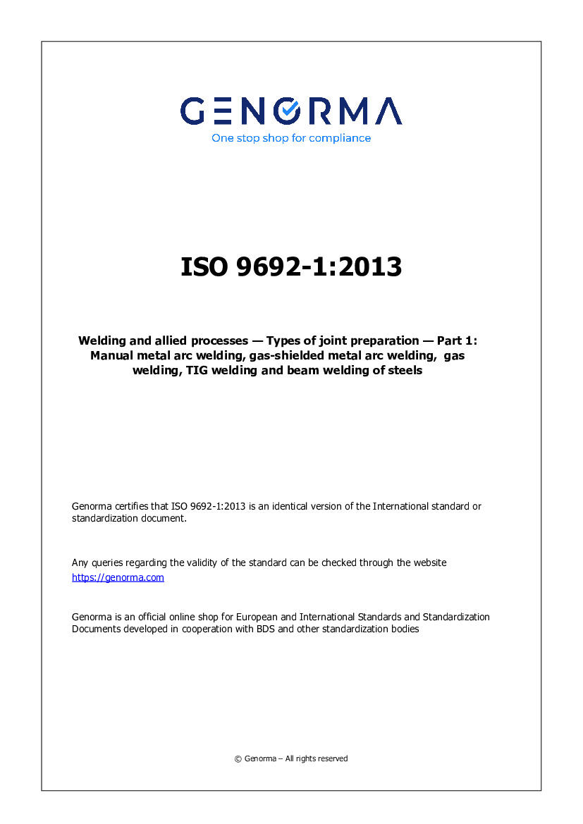 ISO 9692-1:2013