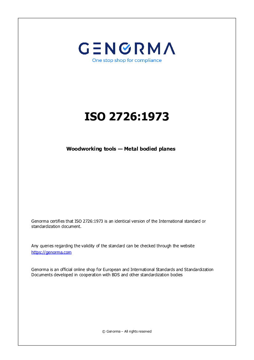 ISO 2726:1973