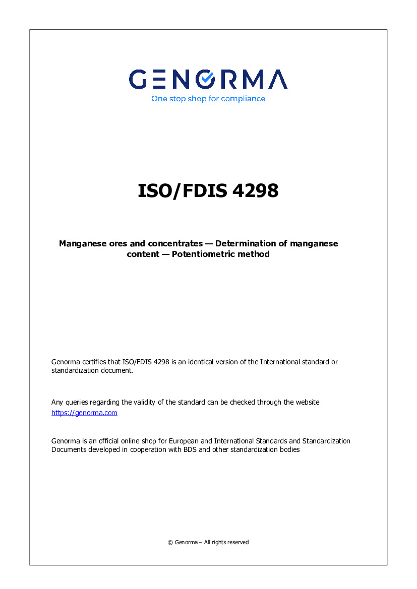 ISO 4298:2022