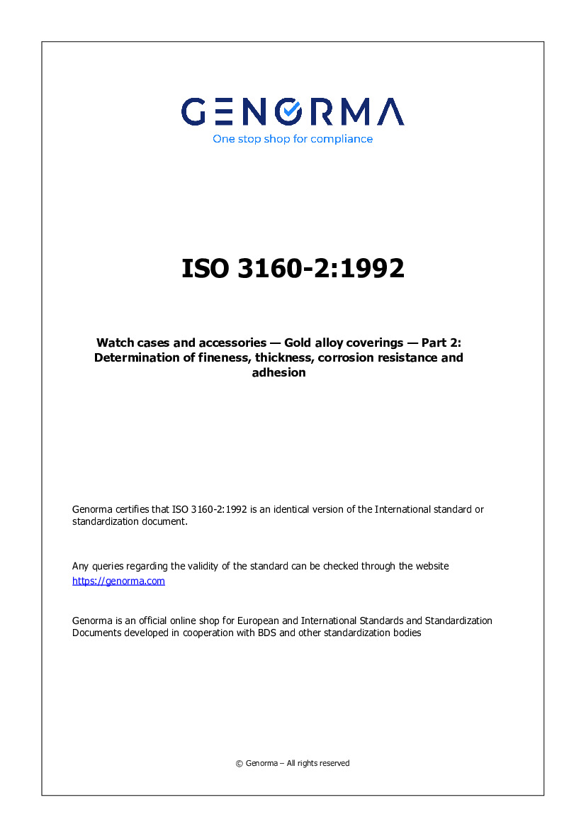 ISO 3160-2:1992